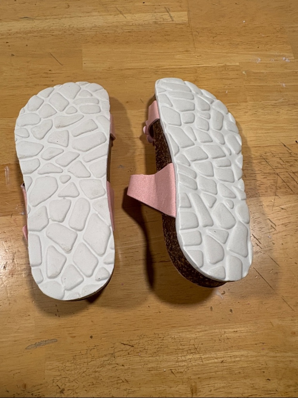Giulia Palai Pink Floral Double-Strap Kids Sandals with Buckle - Picture 2 of 3